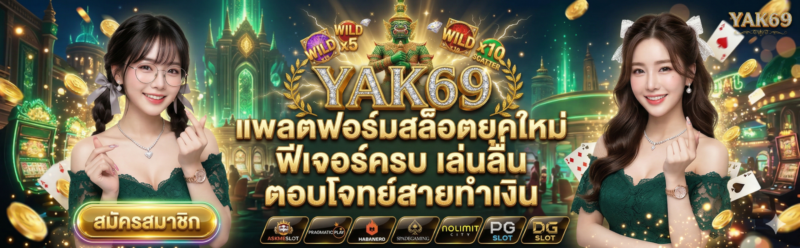 YAK69-แพลตฟอร์มสล็อตยุคใหม่ ฟีเจอร์ครบ เล่นลื่น ตอบโจทย์สายทำเงิน